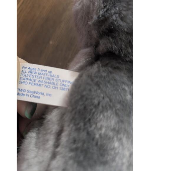 SeaWorld Manatee Plush Stuffed Animal - Excellent Condition! - Picture 5 of 7